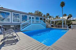 Home on San Jacinto River with Pool, Dock and Deck!